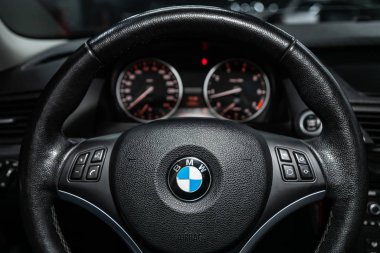 Novosibirsk, Rusya 20 Kasım 2019: Bmw X1