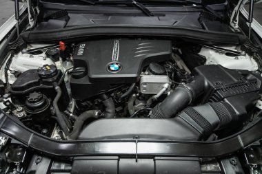 Novosibirsk, Rusya 20 Kasım 2019: Bmw X1