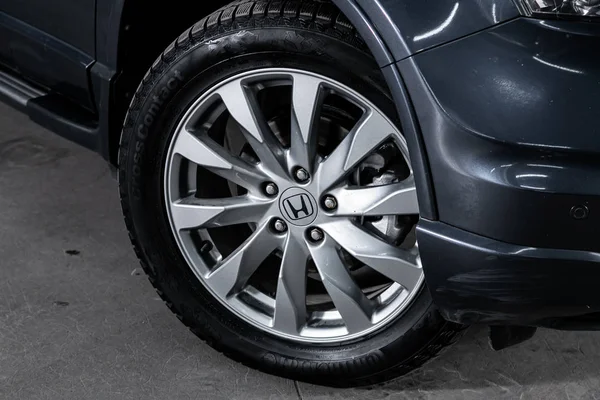 Novosibirsk Russia November 2019 Honda Close Alloy Wheel Photography Modern — 스톡 사진