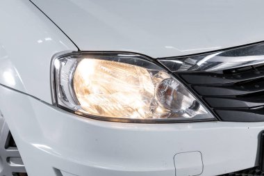 Novosibirsk, Rusya 06 Kasım 2019: Renault Logan 