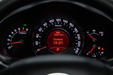 Novosibirsk, Rusya 1 Kasım 2019: Kia Sportage