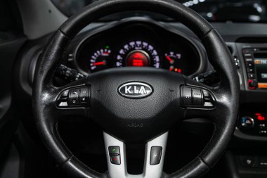 Novosibirsk, Rusya 1 Kasım 2019: Kia Sportage