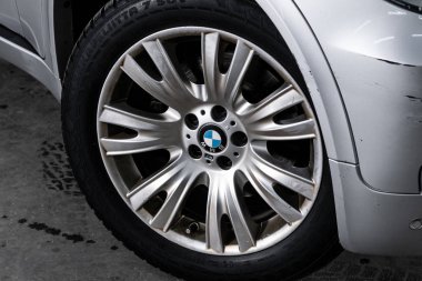 Novosibirsk, Rusya Kasım 01, 2019: Bmw X5