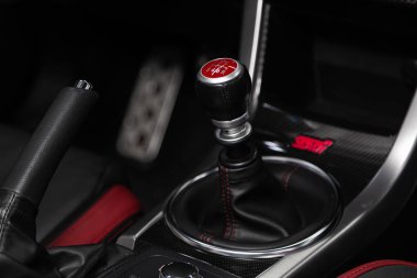 Novosibirsk, Rusya 20 Ocak 2020: Subaru Impreza Wrx St