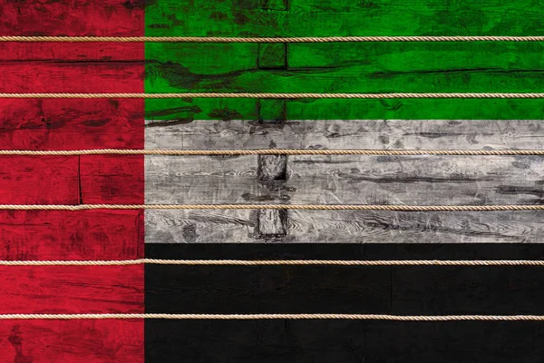 Bandeira Nacional Emirado Árabe Unido — Fotografia de Stock