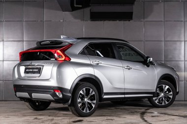 Novosibirsk, Rusya ~ 10 Şubat 2020: Mitsubishi Eclipse