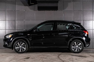 Novosibirsk, Rusya ~ 10 Şubat 2020: Mitsubishu 