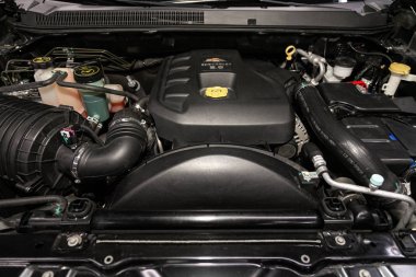 Novosibirsk, Rusya ~ 21 Aralık 2019: Chevrolet Trailblaze