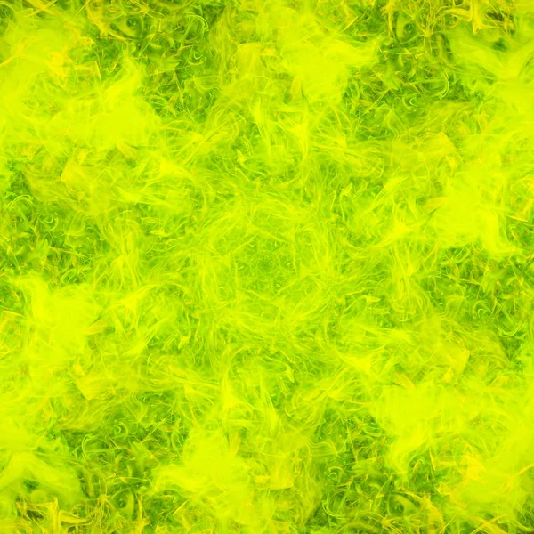 Resumo Fundo Fractal Verde Fantasia Fumo Abstrato Fundo Preto — Fotografia de Stock