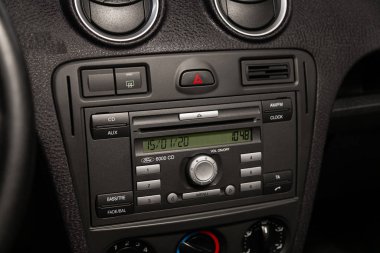 Novosibirsk, Rusya ~ 14 Ocak 2020: Ford Fusion