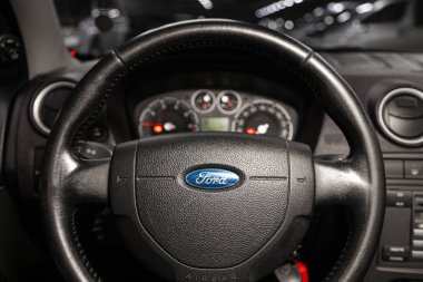 Novosibirsk, Rusya ~ 14 Ocak 2020: Ford Fusion