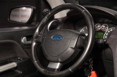 Novosibirsk, Rusya ~ 14 Ocak 2020: Ford Fusion