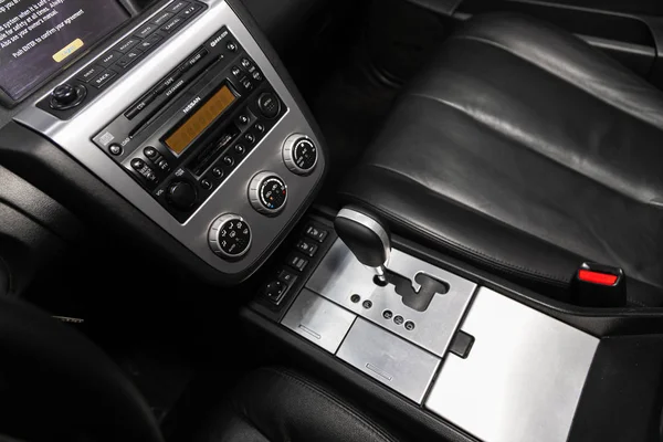 Novosibirsk Russia January 2020 Nissan Murano Close Central Control Panel — 스톡 사진