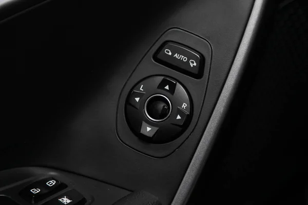 Новосибірськ Росія Січня 2020 Hyundai Santa Close Buttons Side Mirror — стокове фото