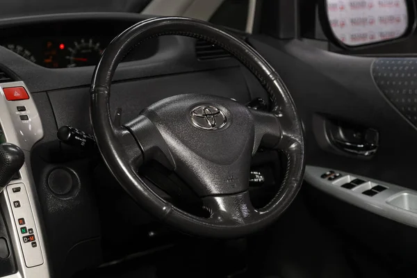 Novosibirsk Rusland Januari 2020 Toyota Ractis Close Van Het Dashboard — Stockfoto