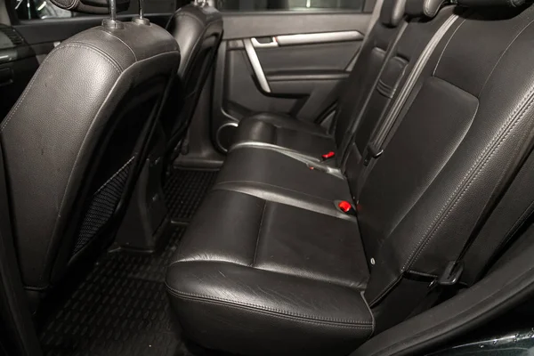 Novosibirsk Russia January 2020 Chevrolet Captiva Leather Interior Design Car — Stock Photo, Image