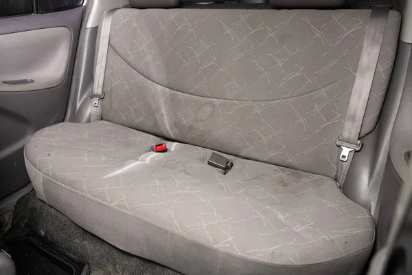 Novosibirsk Russia March 2020 Toyota Platz Rear Seat Passengers Gray — Stock Photo, Image