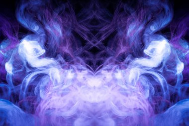 Çizim geometrisinde soyut mor duman arka plan sanatı. Havalı tişörtler için mocap