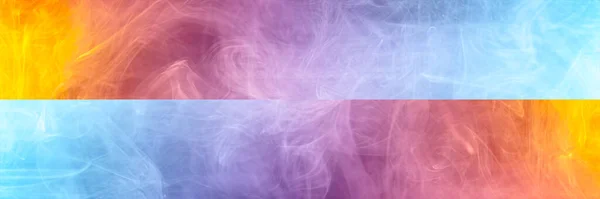 Abstrakt Rökkonst Trendig Tapet Bläck Färger Otroligt Ljusa Lysande Genomskinliga — Stockfoto