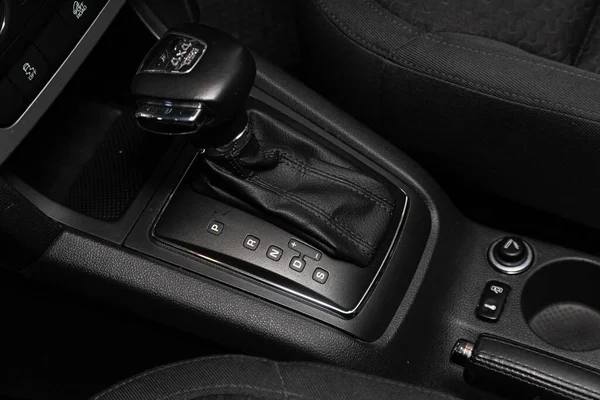 Novosibirsk Russia March 2020 Scoda Yeti Close View Automatic Gearbox — Stock Photo, Image