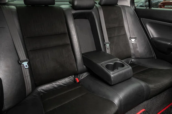 Novosibirsk Rusia Mayo 2020 Honda Accord Coche Comfort Interior Interior —  Fotos de Stock