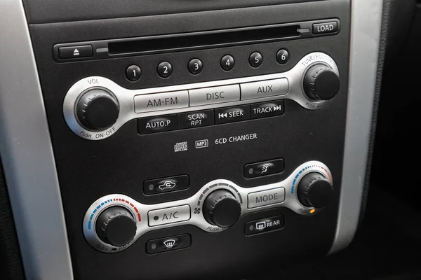 Novosibirsk Russia May 2020 Nissan Murano Black Detail Air Conditioning — Stock Photo, Image