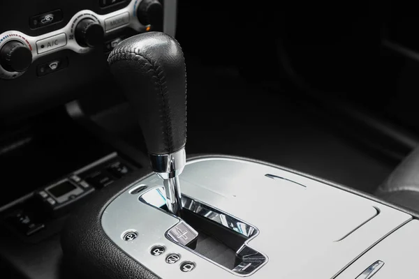 Новосибирск Россия Мая 2020 Nissan Murano Close Manual Gearbox Transmission — стоковое фото