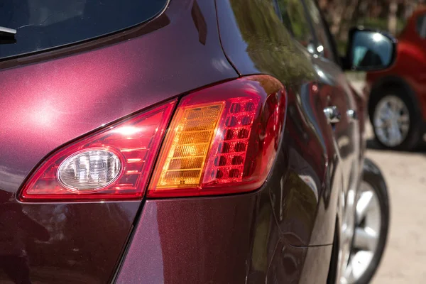 2020年5月3日 Nissan Murano Close Car Detail Beauty Clean Taillights Suv — 图库照片