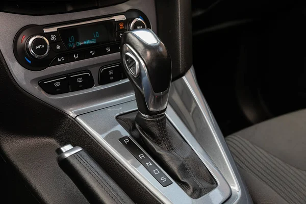 Novosibirsk Russia May 2020 Ford Focus Close Manual Gearbox Transmission — 图库照片
