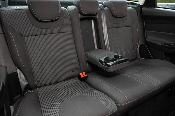 Novosibirsk Russia 2020 Ford Focus Close Black Back Seats Seats — 스톡 사진