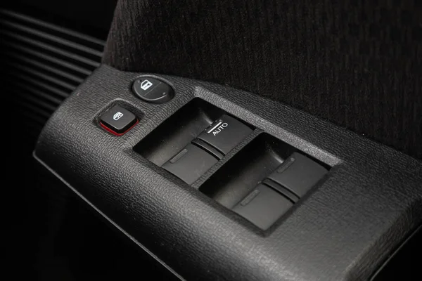 Novosibirsk Russia May 2020 Honda Freed Close Side Door Buttons — Stock Photo, Image