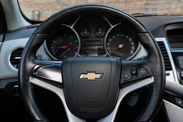 Novosibirsk Rusia Mayo 2020 Chevrolet Cruze Prestige Interior Del Coche —  Fotos de Stock