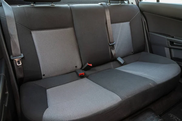 Novosibirsk Russia May 2020 Opel Astra Rear Seat Passengers Black — 图库照片