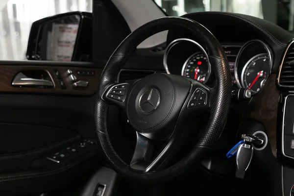 Novosibirsk Russia 2020 Mercedes Benz Gls Class Salon New Stylish — 스톡 사진