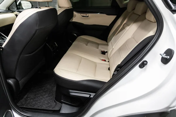 Novosibirsk Russia September 18 2019 Lexus Nx300 Leather Interior Design Car Passenger And Driver Seats With Belt Clean Space Stock Photo 317728030 - How To Clean Leather Seats In Lexus