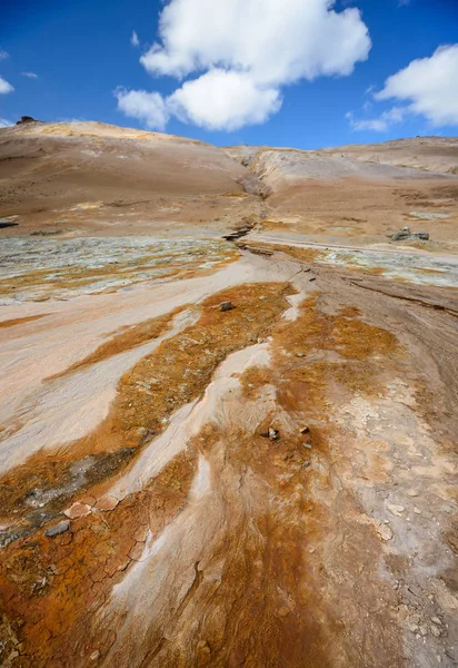 İzlanda 'daki volkanik manzara