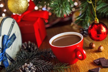 sıcak çikolatalı içecek