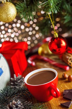 sıcak çikolatalı içecek