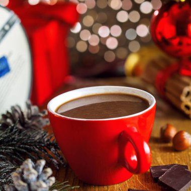sıcak çikolatalı içecek