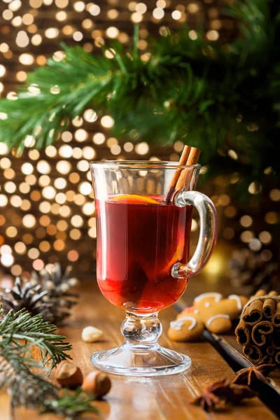 Mulled wine glass — Stock Photo, Image