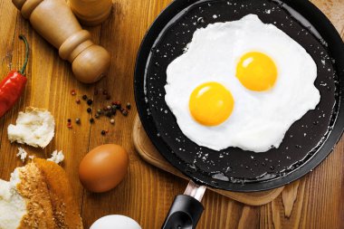 Kızarmış yumurta yemek