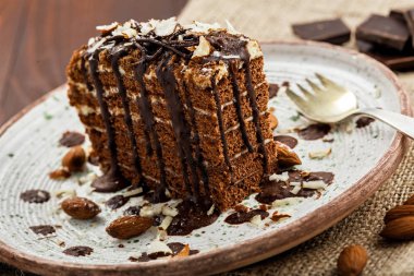 Lezzetli çikolata Spartak cak dilim