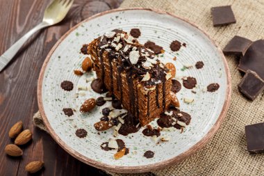 Lezzetli çikolata Spartak cak dilim