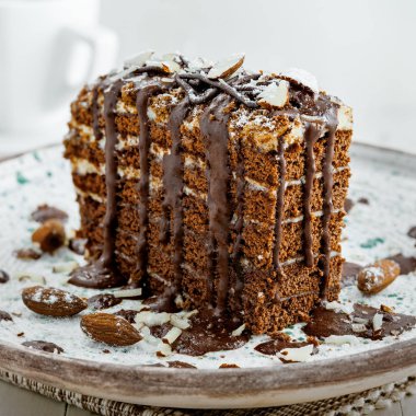 Lezzetli çikolata Spartak cak dilim