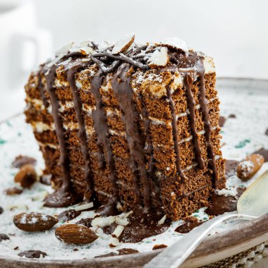 Lezzetli çikolata Spartak cak dilim