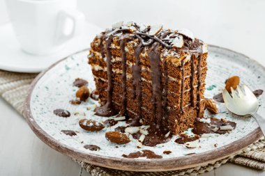 Lezzetli çikolata Spartak cak dilim