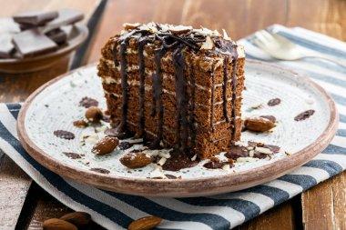 Lezzetli çikolata Spartak cak dilim