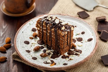 Lezzetli çikolata Spartak cak dilim