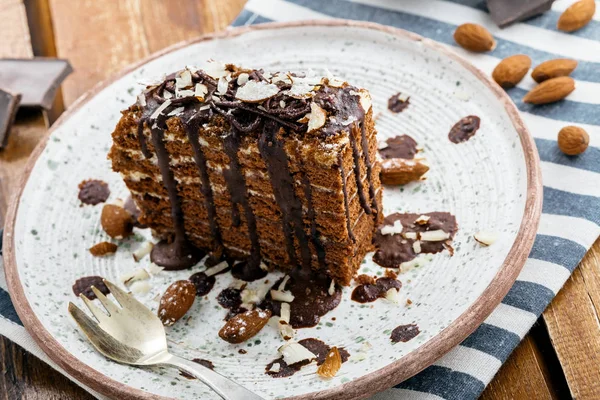 Lezzetli çikolata Spartak cak dilim