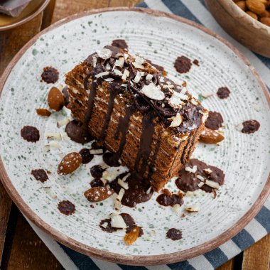 Lezzetli çikolata Spartak cak dilim